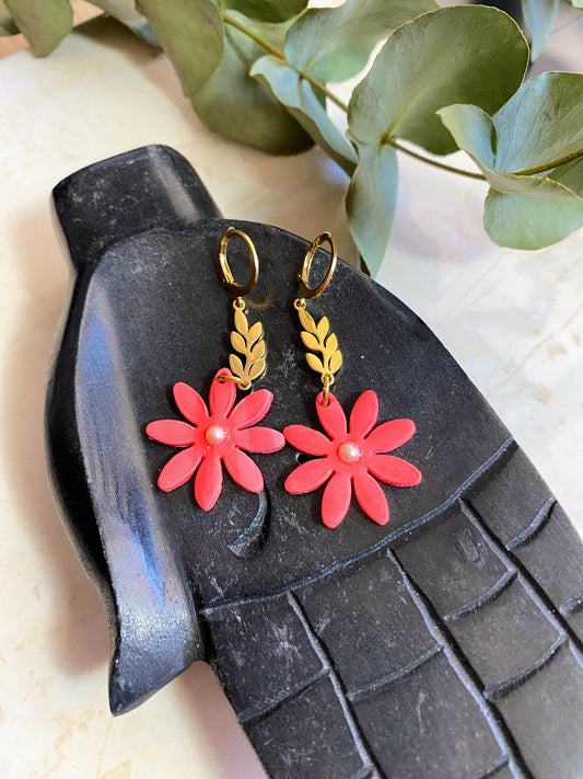 Blossom Polymer Clay Earrings